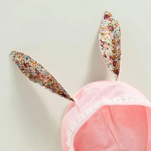 Vista 4 de Madjtlqy Disfraz de Pascua para niñas pequeñas, sin mangas, con cola