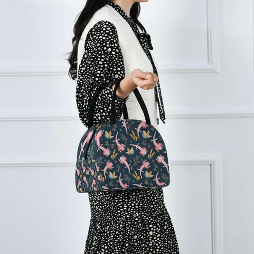 Vista 6 de Bolsa de almuerzo Axolotl para mujeres, hombres y niños, lonchera aislada reutilizable para oficina, trabajo, escuela, picnic, caminata Reusable
