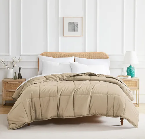 Vista 11 de Edredón ligero Southshore Fine Linens Vilano Springs, Microfibra, Gris Acero, Full/ Queen