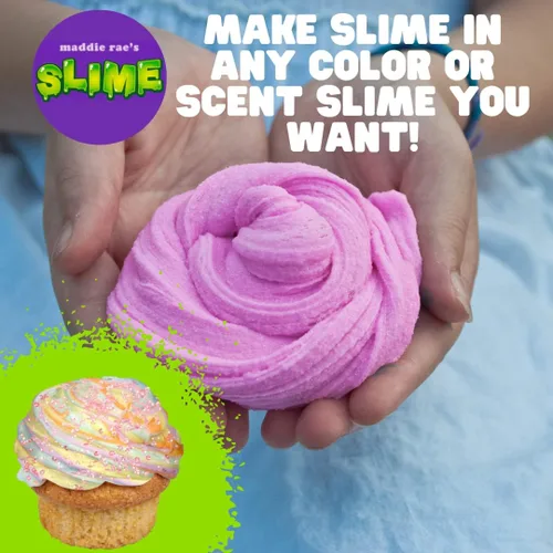 Vista 3 de Maddie Rae's Slime Clay White - Complemento de espuma suave no tóxica para textura cremosa de mantequilla, suministros de bricolaje, arcilla