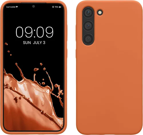 Vista 100 de kwmobile Funda compatible con Samsung Galaxy S9 - Funda de silicona TPU con acabado suave - Blue Reef