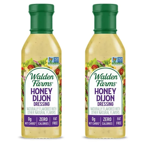 Vista 30 de Walden Farms Vinagreta balsámica de pera y blanca, sin calorías, sin gluten, baja en carbohidratos, apta para dieta cetogénica, vegana, sin azúcar