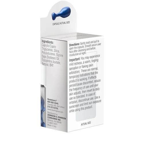 Vista 13 de Neutrogena Cápsulas de suero facial de retinol de reparación rápida de arrugas, suero facial diario sin fragancia con retinol que combate las líneas