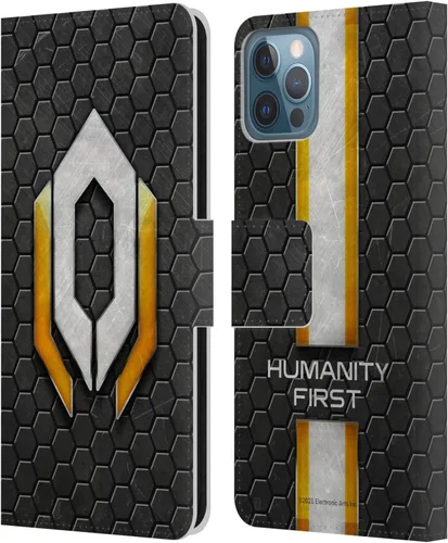 Vista 101 de Head Case Designs Funda de piel con licencia oficial de EA Bioware Mass Effect Cerberus Logo Graphics tipo cartera compatible con Apple iPhone 11