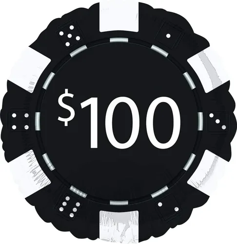 Vista 6 de Ramo de globos de fichas de póquer para fiestas nocturnas de casino, 5 piezas, kit de apuestas