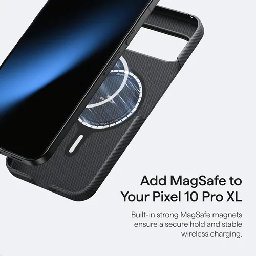 Vista 7 de pitaka Funda para Pixel 10 Pro XL de 6.8 pulgadas, funda ultradelgada para Google Pixel 10 Pro XL con sensación táctil sin funda, tejido de fibra