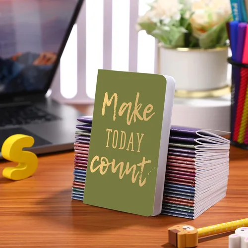 Vista 4 de Zonon 48 cuadernos coloridos divertidos, diarios motivacionales, blocs de notas inspiradores, cuadernos de bolsillo pequeño para niños, profesores