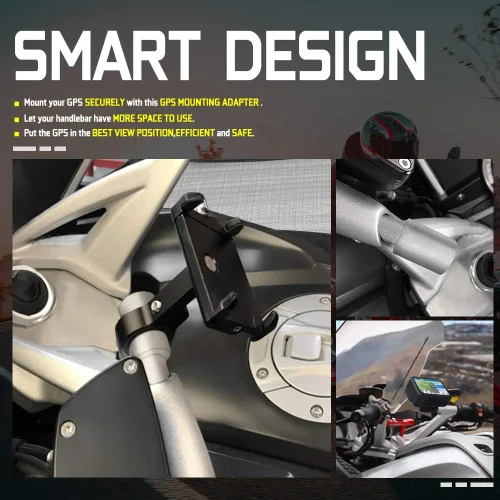 Vista 6 de Soporte de navegación para teléfono móvil de motocicleta para B-M-W R1200RT R1200RS R1250RS K1600GT K1600GTL K1600B 2018 2019 2020 2021 2022 Barra