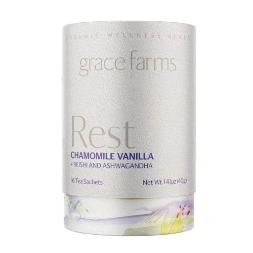 Vista 30 de Grace Farms BREATHE Wellness Mezcla de Té Orgánico (16 Sobres Piramidales) Cúrcuma y Jengibre con Hierbas Adaptogénicas Apoyo Inmunológico Sin