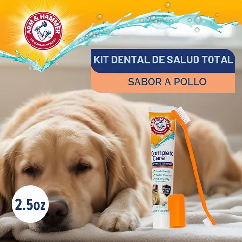 Vista 3 de Arm and Hammer Kit de cuidado completo para perros, sabor a pollo, 2.5 onzas