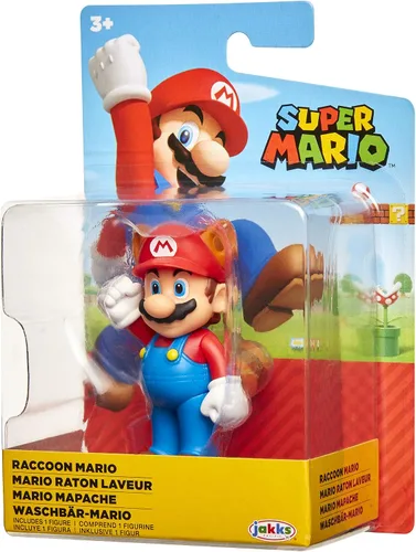 Vista 9 de Super Mario Racoon Mario Figura de acción coleccionable de 2.5
