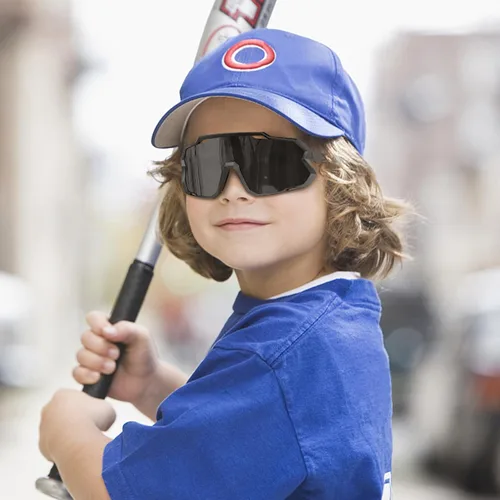 Vista 9 de X-TIGER Gafas de sol polarizadas para niños y niñas, lentes de sol de béisbol polarizadas para niños de 8 a 14 años, UV400, gafas de ciclismo