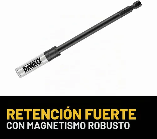 Vista 3 de DEWALT Extensión de soporte para brocas, lista para impactos, 6 pulgadas (DWA6HLDFT)