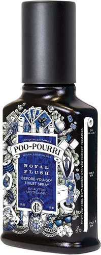 Vista 12 de Poo-Pourri Before-You-Go - Aerosol para inodoro, color Royal Flush, tamaño de viaje, 0.3 onzas líquidas, eucalipto y menta verde