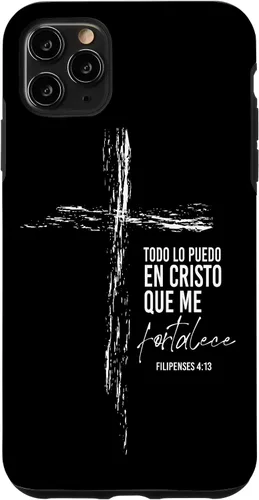 Vista 13 de Regalos Cristianos Versos Filipenses 4 13 Christian Spanish - Carcasa para iPhone 17