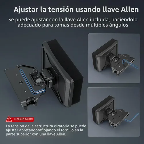 Vista 7 de SMALLRIG Almohadilla ligera para el pecho con abrazadera de varilla LWS