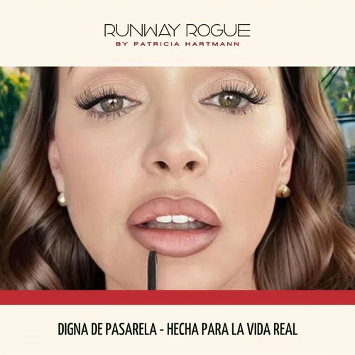 Vista 7 de Runway Rogue Designer Liner Lápiz Delineador de Labios, Lápiz Delineador de Labios Mate Rosa Suave-Malva y Sacapuntas para Delineador de Labios, 'A