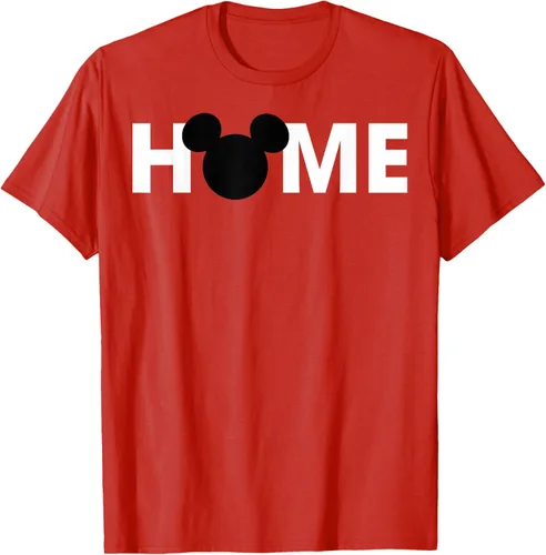Vista 40 de Disney Mickey And Friends Mickey Silhouette Home - Camiseta, gris, S Gris Oscuro