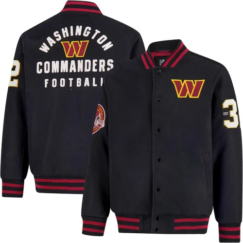Vista 19 de Ultra Game Men's NFL Official Classic Varsity Coaches Jacket Coat