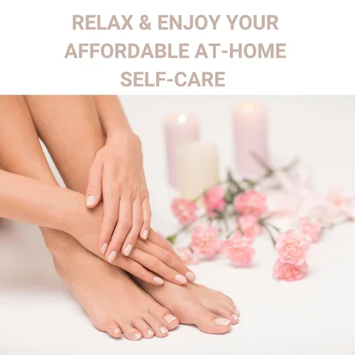 Vista 9 de Alice & Bella Tiras de pedicura de gel semicuradas (Bella's Fave) para uñas de los pies Adhesivo suave Requiere luz UV Calidad de salón