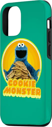 Vista 2 de Funda termoadhesiva para iPhone 14 Sesame Street Cookie Monster