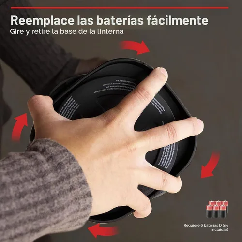 Vista 7 de Enbrighten - Linterna LED para camping, a pilas y con carga USB