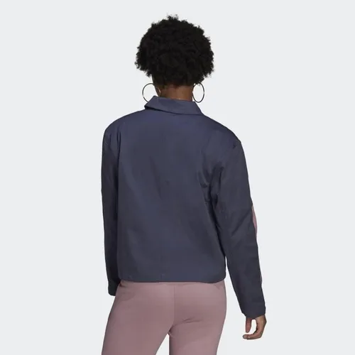 Vista 3 de adidas Chaqueta Tiro Cargo para mujer, Azul marino sombra