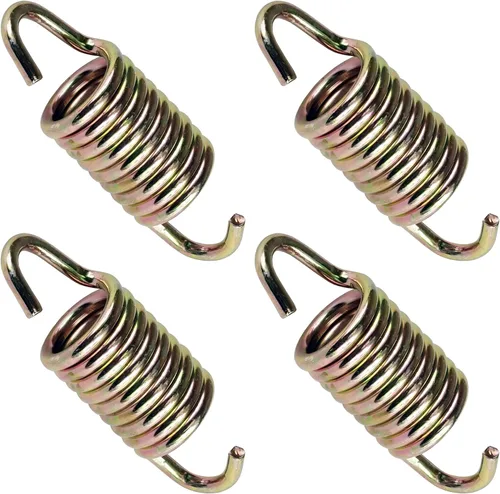 Vista 4 de Caltric 4 muelles de silenciador de escape compatibles con Polaris Scrambler 500 2X4 4X4 2000 2001-2012