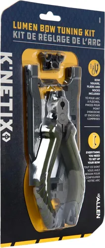 Vista 3 de Allen Company K'Netix Lumen - Kit de afinación de arco, compatible con arcos compuestos, recurvos y largos, gris