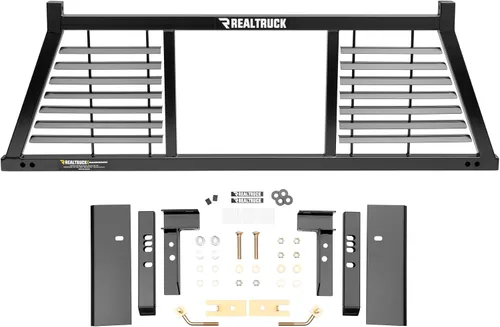 Vista 17 de RealTruck BACKRACK - Marco de estante de media lamas + kit de herramientas para uso con caja de herramientas de 21 pulgadas, combo Negro, sin