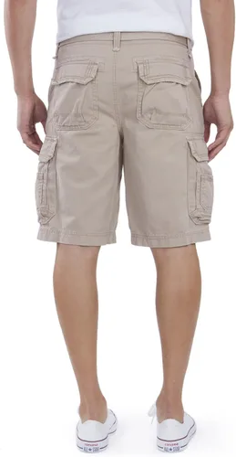 Vista 3 de Unionbay Survivor pantalones cortos de cargo con cinturón para hombre
