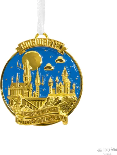 Vista 6 de Hallmark Harry Potter Hogwarts - Adorno de Navidad, metal