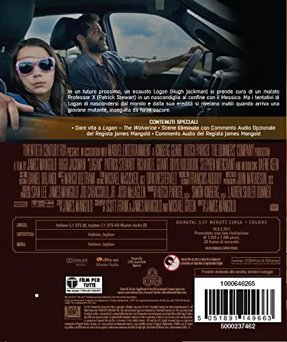 Vista 2 de Logan - The Wolverine Blu-ray Import italien