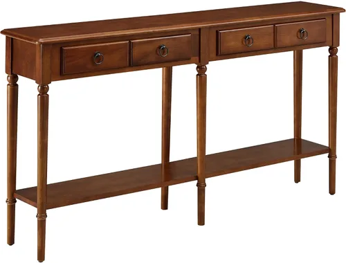 Vista 12 de Leick Home Mesa consola Costal, 30 pulgadas, azul marino