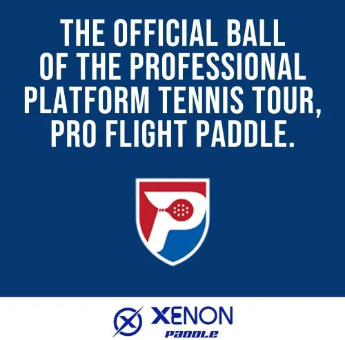 Vista 5 de X Platform Tennis Balls by Xenon, Bright Yellow for High Visibility, Superb Durability, APTA Approved, 2 Balls per Sleeve
