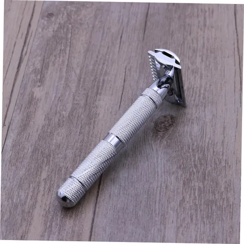 Vista 3 de FOMIYES 2pcs Razor Blade Safety Razor para Hombres Acero Inoxidable Suave Afeitado Experiencia