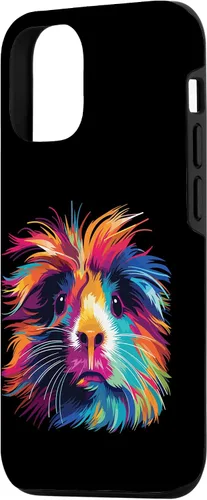 Vista 2 de Funda colorida de conejillo de indias para iPhone 15