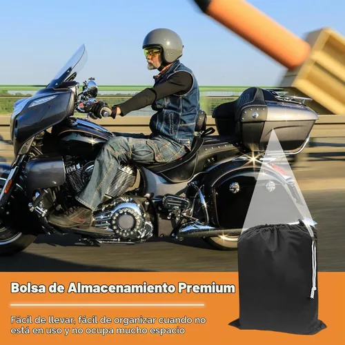 Vista 5 de Cubierta para motocicleta Tokept, con ventilaciones, cubierta para bicicletas de tierra, para diferentes modelos de touring Harley Davidson Road
