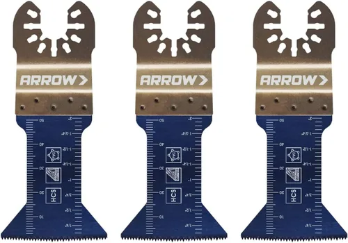 Vista 8 de Arrow OSC104-1 - Hoja oscilante de madera para madera dura, madera, PVC, paneles de yeso, universal, se adapta a la mayoría de multiherramientas
