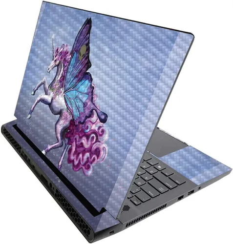 Vista 566 de MightySkins - Skin brillante con purpurina para Alienware M17 R3 (2020) y M17 R4 (2021) - Diversión de los años 90 Acabado duradero con purpurina