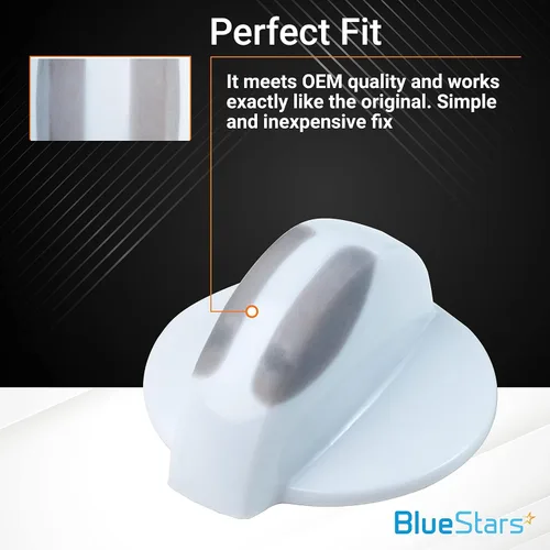 Vista 5 de BlueStars Paquete de 2 pomos selectores para lavadora/secadora 134844410 Compatible con Frigidaire, Westinghouse, Elec-trolux- Repalces