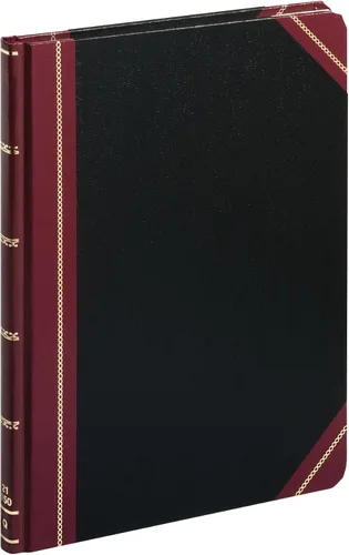 Vista 14 de Boorum & Pease 21300R - Libro de columna, 300 páginas, 10-3/8 pulgadas x 8-1/8 pulgadas, negro