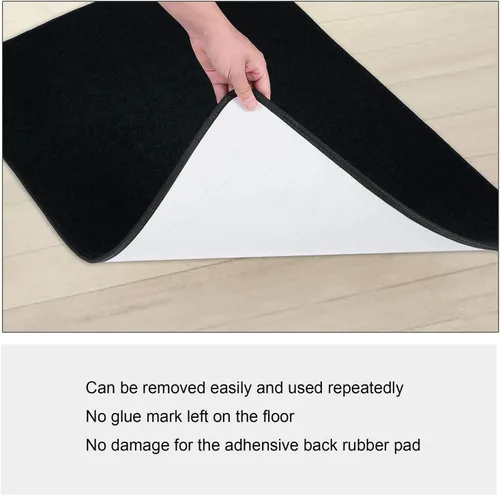 Vista 5 de PURE ERA Alfombra Antideslizante para Escaleras, Tapete Adhesivo, Antideslizante, Resistente al Deslizamiento, Felpudo para Interiores, Alfombra