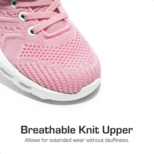 Vista 2 de DREAM PAIRS Zapatos deportivos para niños y niñas, tenis para correr y escuela, para niños pequeños y grandes
