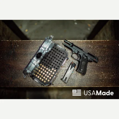 Vista 6 de Evergreen Pistol Ammo Case Compatible with 5.7/9mm/.40/.380-100 Rounds Lockable USA Made Bandera negra