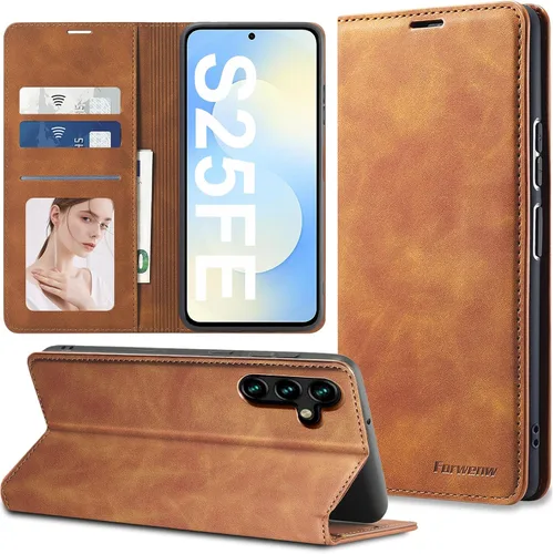 Vista 37 de Funda de piel con tapa para Samsung Galaxy Z Flip 3, con protección de bisagra, delgada y magnética tipo cartera [1 tarjetero], funda protectora a