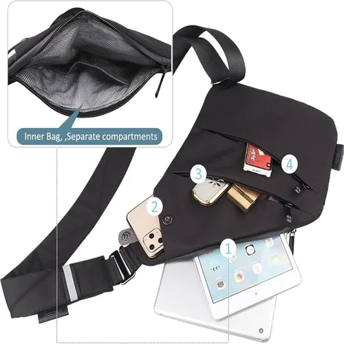 Vista 5 de Diameleo North Carry - Bolsa delgada para hombre y mujer