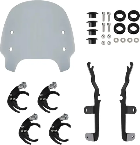 Vista 9 de Parabrisas de motocicleta ABS para Harley Sportster S RH1250 2021-2022