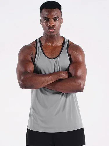 Vista 5 de NELEUS Men's 3 Pack Running Tank Top Dry Fit Y-Back Athletic Workout Tank Tops