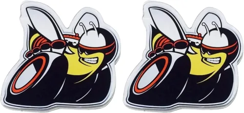 Vista 2 de Dodge Scat Pack - Imán de abeja – Imán acrílico troquelado de 2.5 x 2.4 pulgadas para nevera, casillero o caja de herramientas – coleccionable